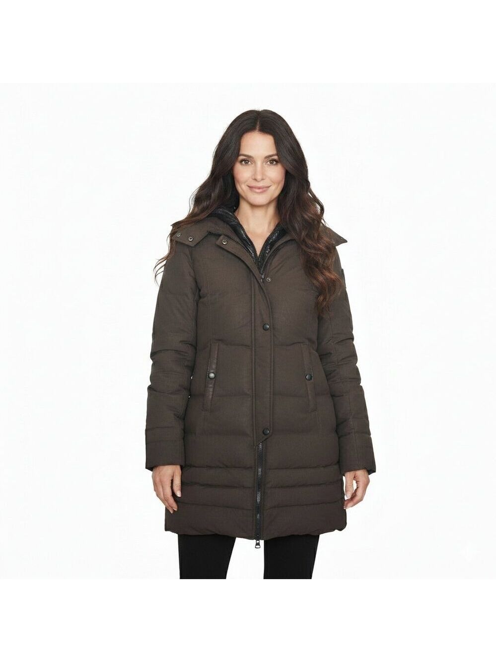 *Soia & Kyo Olive Down Puffer Coat – XXS
